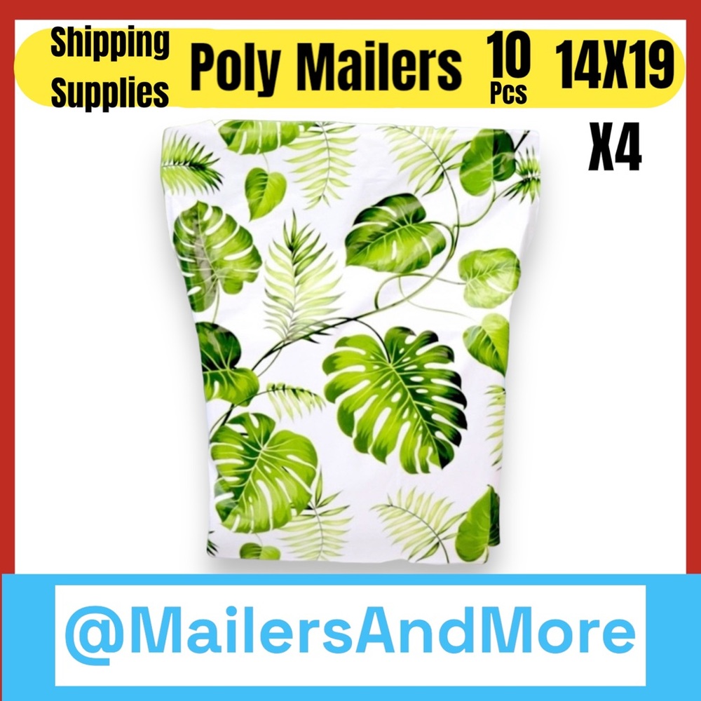 10 14X19X4 Poly Mailers Flat Bottom Shipping Envelopes PRICE FIRM - Picture 2 of 10